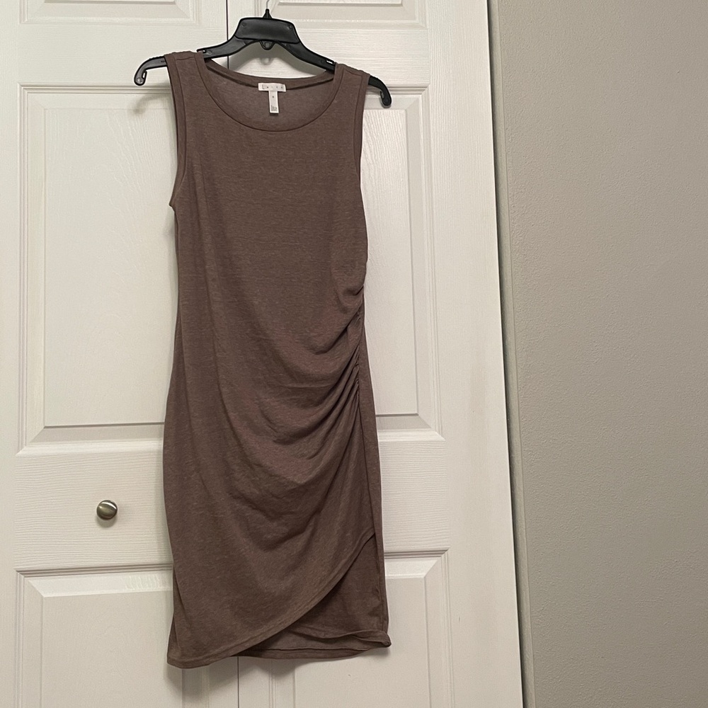 LEITH Sleeveless Dress with Rushed Side Medium Excellent Condition